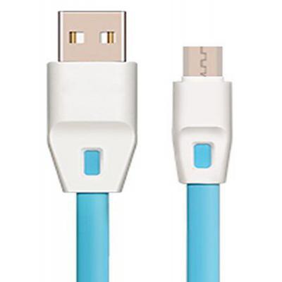 Дата кабель Drobak USB 2.0 - Micro USB 2А (DR-1624) плоский (Blue) 1,0м (219090)