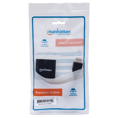 Перехідник HDMI M to VGA F (with audio) Manhattan Intracom (151559)