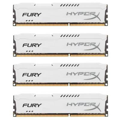 Модуль памяти для компьютера DDR4 32GB (4x8GB) 2933 MHz HyperX FURY White Kingston (HX429C17FW2K4/32)