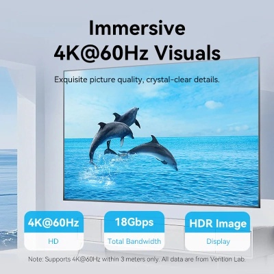 Кабель мультимедійний HDMI M to HDMI M 20.0m black Vention (AACBQ)