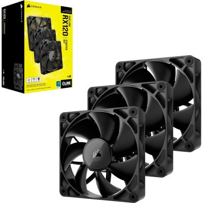Кулер до корпусу Corsair iCUE Link RX120 PWM Triple Pack (CO-9051010-WW)