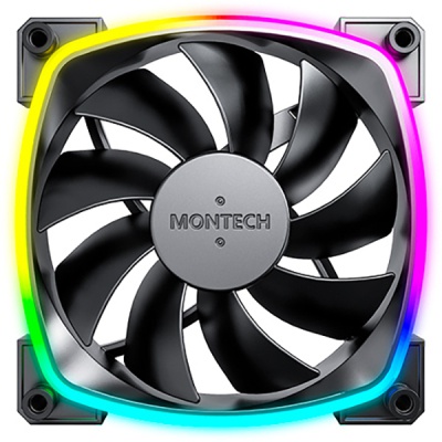 Кулер до корпусу MONTECH AX120 PWM BLACK