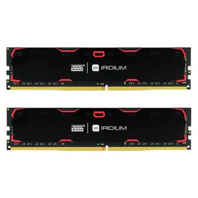 Модуль памяти для компьютера DDR4 8GB (2x4GB) 2133 MHz Iridium Black GOODRAM (IR-2133D464L15S/8GDC)