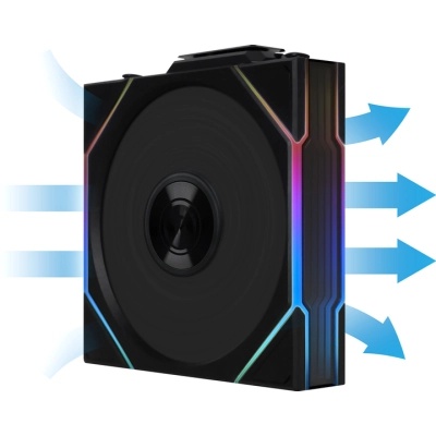 Кулер до корпусу Lian Li Uni Fan TL WIRELESS 120-1, Black (G99.12TL1W1B.00)