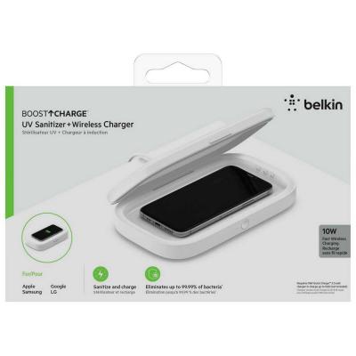 Зарядное устройство Belkin Wireless Charging Qi, 10W, white (WIZ011BTWH)