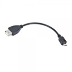 Перехідник OTG USB 2.0 AF to Micro 5P 0.15m Maxxter (U-AFM-OTG)