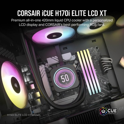 Система рідинного охолодження Corsair iCUE H170i ELITE LCD XT (CW-9060076-WW)