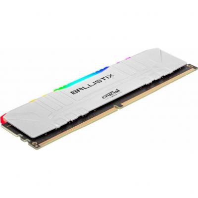 Модуль памяти для компьютера DDR4 8GB 3000 MHz Ballistix White RGB MICRON (BL8G30C15U4WL)