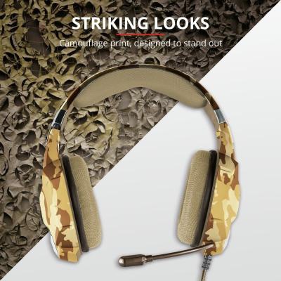 Наушники Trust GXT 322D Carus 3.5mm DESERT CAMO (22125)