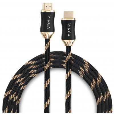 Кабель мультимедийный HDMI to HDMI 3.0m v2.0b HDR10 Vinga (VCPHDMI20BPR3)