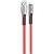 Дата кабель USB 2.0 AM to Lightning 1.0m zinc alloy red ColorWay (CW-CBUL010-RD)