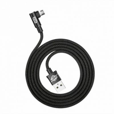 Дата кабель Baseus USB 2.0 AM to Micro 5P 1.0m MVP Elbow Black (CAMMVP-A01)
