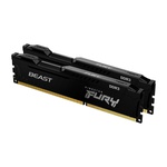 Модуль памяти для компьютера DDR3 8GB (2x4GB) 1866 MHz Fury Beast Black Kingston Fury (ex.HyperX) (KF318C10BBK2/8)