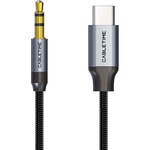 Кабель мультимедійний USB-C to 3.5mm M 1.0m Cabletime (CA915767)