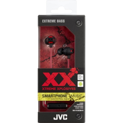 Навушники JVC HA-FX103M Red (HA-FX103M-R E)