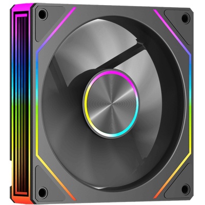 Кулер до корпусу PcCooler Вентилятор реверсний PCCOOLER FG120R ARGB BK чорний для корпусу 1 (FG120R ARGB BK)