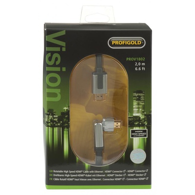 Кабель мультимедийный HDMI to HDMI 2.0m Bandridge (PROV1802)