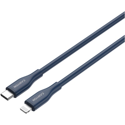 Дата кабель USB-C to Lightning 1.0m CLNM60 C-L 60W MFI Silicon Blue Canyon (CNS-CLNM60SC10DB)