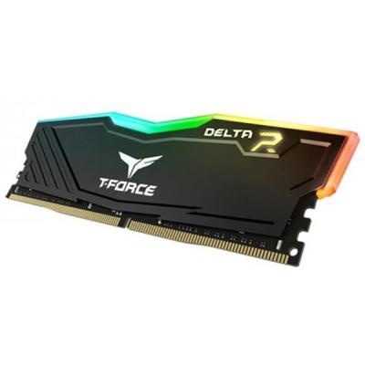 Модуль памяти для компьютера DDR4 8GB 2666 MHz T-Force Delta Black RGB Team (TF3D48G2666HC15B01)