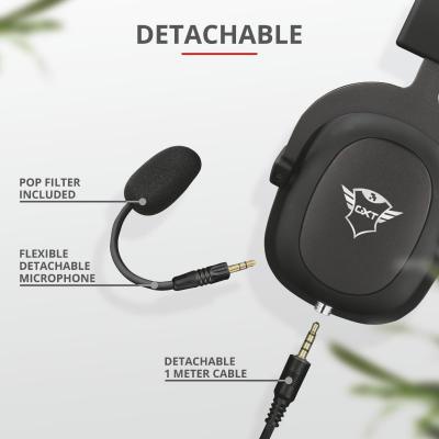 Наушники Trust GXT 414 Zamak Premium Multiplatform 3.5mm BLACK (23310)