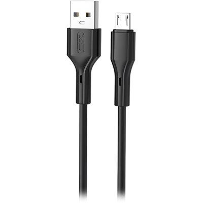 Дата кабель USB 2.0 AM to Micro 5P NB230-AM black XO (NB230-AM.black)