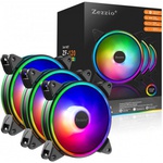 Кулер до корпусу Zezzio ZF-120 FRGB 3 in 1 Kit
