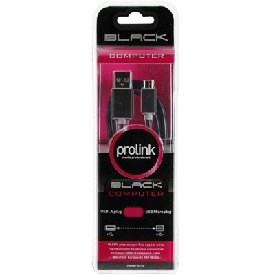 Дата кабель USB 2.0 AM to Micro 5P 0.5m Prolink (PB487-0050)