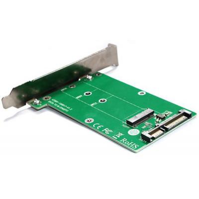 Контроллер SATA to M.2 (NGFF) B-key SSD 22*42, 22*60, 22*80 mm Maiwo (45776)
