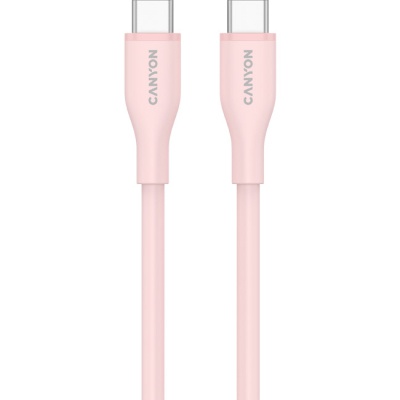 Дата кабель USB-C to USB-C 1.0m CC60SC10 60W Silicon Pink Sand Canyon (CNS-CC60SC10PS)