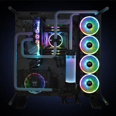 Кулер до корпусу ThermalTake Riing Trio 12 RGB Radiator Fan TT Premium Edition (3-Fan Pack) (CL-F072-PL12SW-A)
