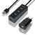 Концентратор AXAGON USB 3.1 to 4xUSB 3.0 1.2m + power adapter + cable USB to Micro 5P black (HUE-S2BP)