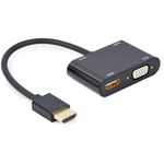 Перехідник Cablexpert HDMI to HDMI/VGA+audio 3.5mm (A-HDMIM-HDMIFVGAF-01)