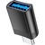 Перехідник UA17 USB-C M to USB F USB3.0 Black HOCO (6931474762016)