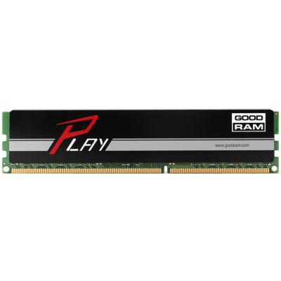 Модуль памяти для компьютера DDR4 8GB 3000 MHz PLAY Black GOODRAM (GY3000D464L15S/8G)