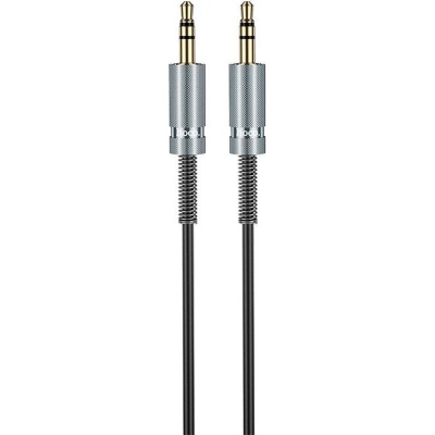 Кабель мультимедійний 3.5mm M to 3.5mm M 3.0m Black HOCO (6942007631235)