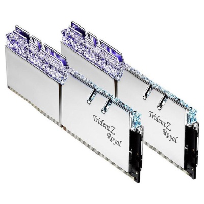 Модуль пам'яті для комп'ютера DDR4 64GB (2x32GB) 3600 MHz TridentZ RGB Royal Silver G.Skill (F4-3600C18D-64GTRS)