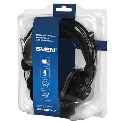 Наушники SVEN AP-605MV black