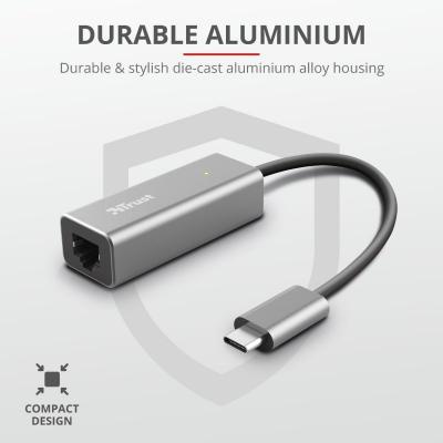 Переходник Trust Dalyx USB-C to Ethernet Adapter (23771_TRUST)