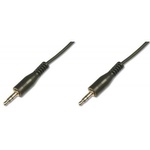 Кабель мультимедійний Jack 3.5mm M/Jack 3.5mm M 1.5m Digitus (AK-510100-015-S)