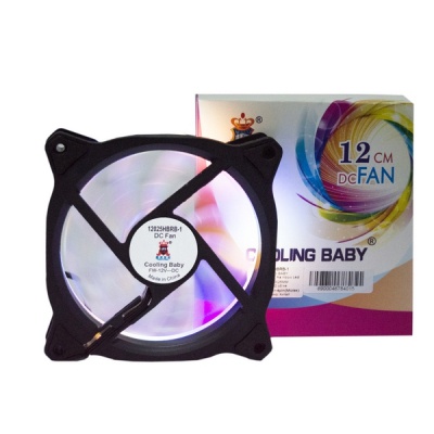 Кулер до корпусу Cooling Baby RAINBOW 1 (12025HBRB-1)