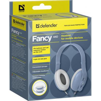 Наушники Defender Fancy 440 Blue (63441)