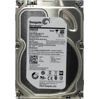 Жесткий диск 3.5' 3TB Seagate (# ST3000DM001 #)