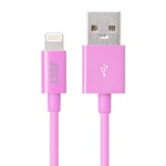 Дата кабель JUST Simple Lighting USB Cable Pink 1M (LGTNG-SMP10-PNK)