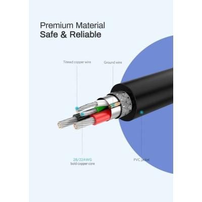 Дата кабель USB 2.0 AM to Micro 5P 1.0m US289 White Ugreen (60141)
