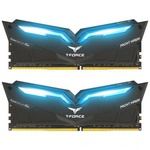 Модуль памяти для компьютера DDR4 16GB (2x8GB) 2666 MHz T-Force Night Hawk Black LED/Blue Team (THBD416G2666HC15BDC01)