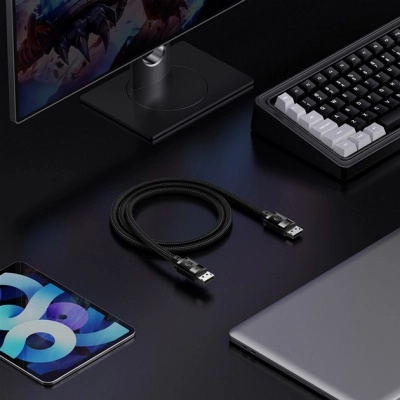 Кабель мультимедійний DisplayPort M to DisplayPort M 2.0m 8K Baseus (B00633706111-02)