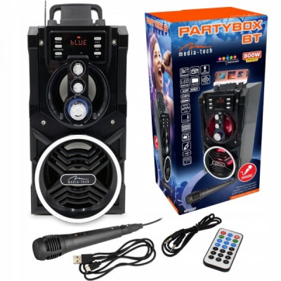 Акустична система Media-Tech Boombox BT 18W Black (MT3150)