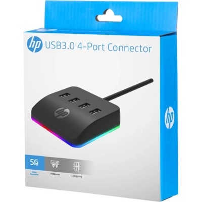 Концентратор HP DHC-CT120 USB 3.0 AM 4 ports USB 3.0 AF RGB (DHC-CT120)