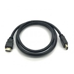 Кабель мультимедійний HDMI to HDMI 10.0m v1.4, OD-7.5mm Merlion (YT-HDMI(M)/(M)HS-10m)