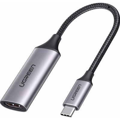 Перехідник USB2.0 Type C to HDMI V2.0 4K60Hz 10cm CM297 gray Ugreen (70444)